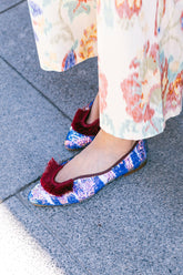 Bailarina Zafiro Grana (incluye plantilla de lana y piel)