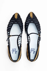 Bailarina Roma Black (plantilla extra)