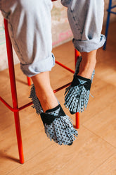 Blucher Pirita Celeste (incluye plantilla de lana y piel)