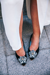 Bailarina Milan Black (plantilla extra)