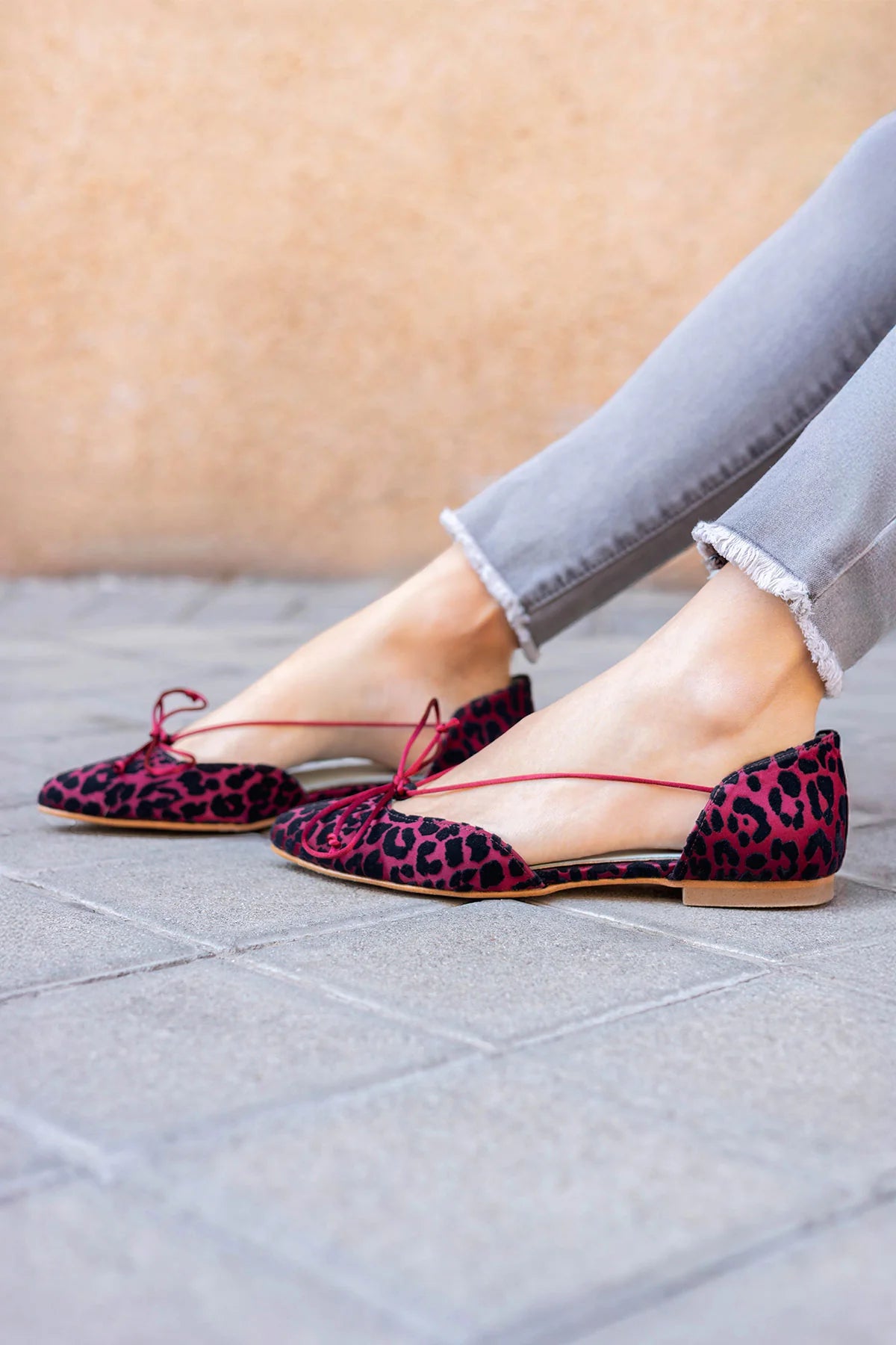 Bailarina París Grana (plantilla extra)