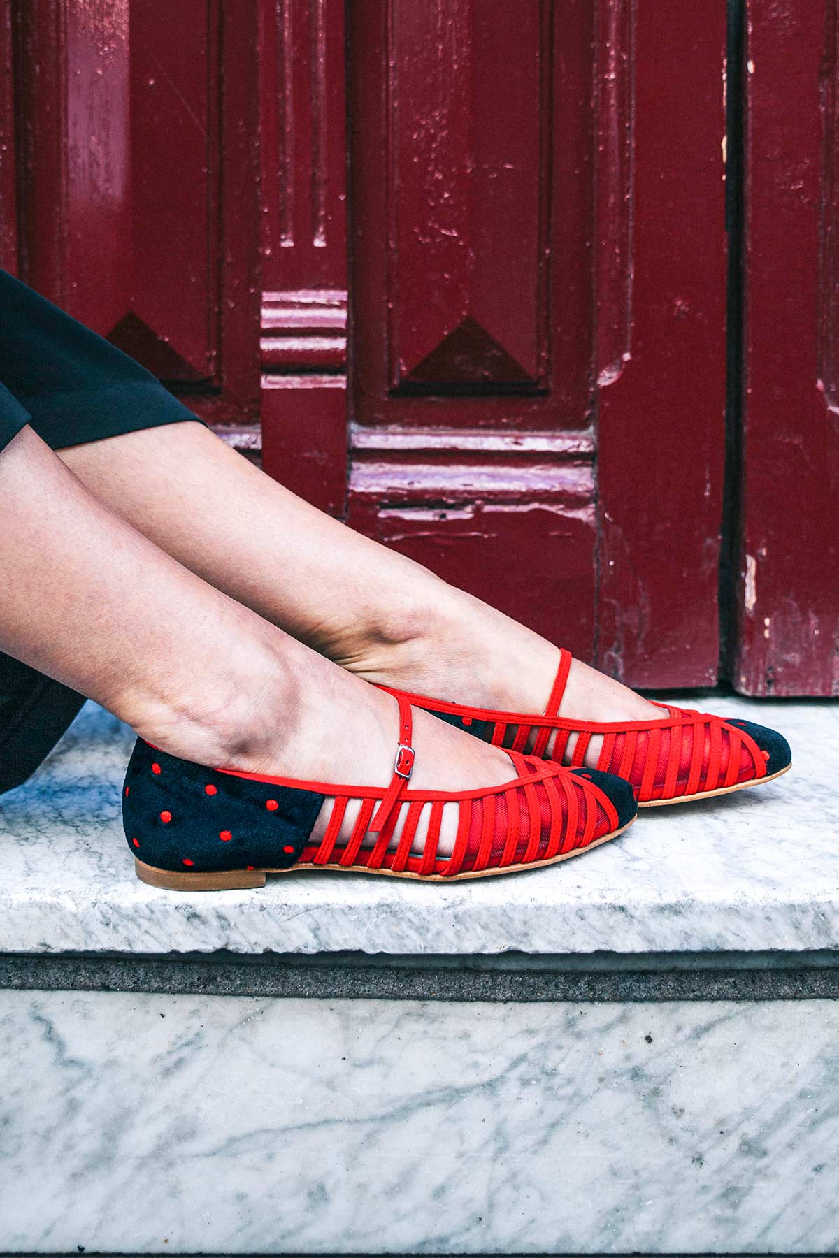 Bailarina Roma Rojo (plantilla extra)