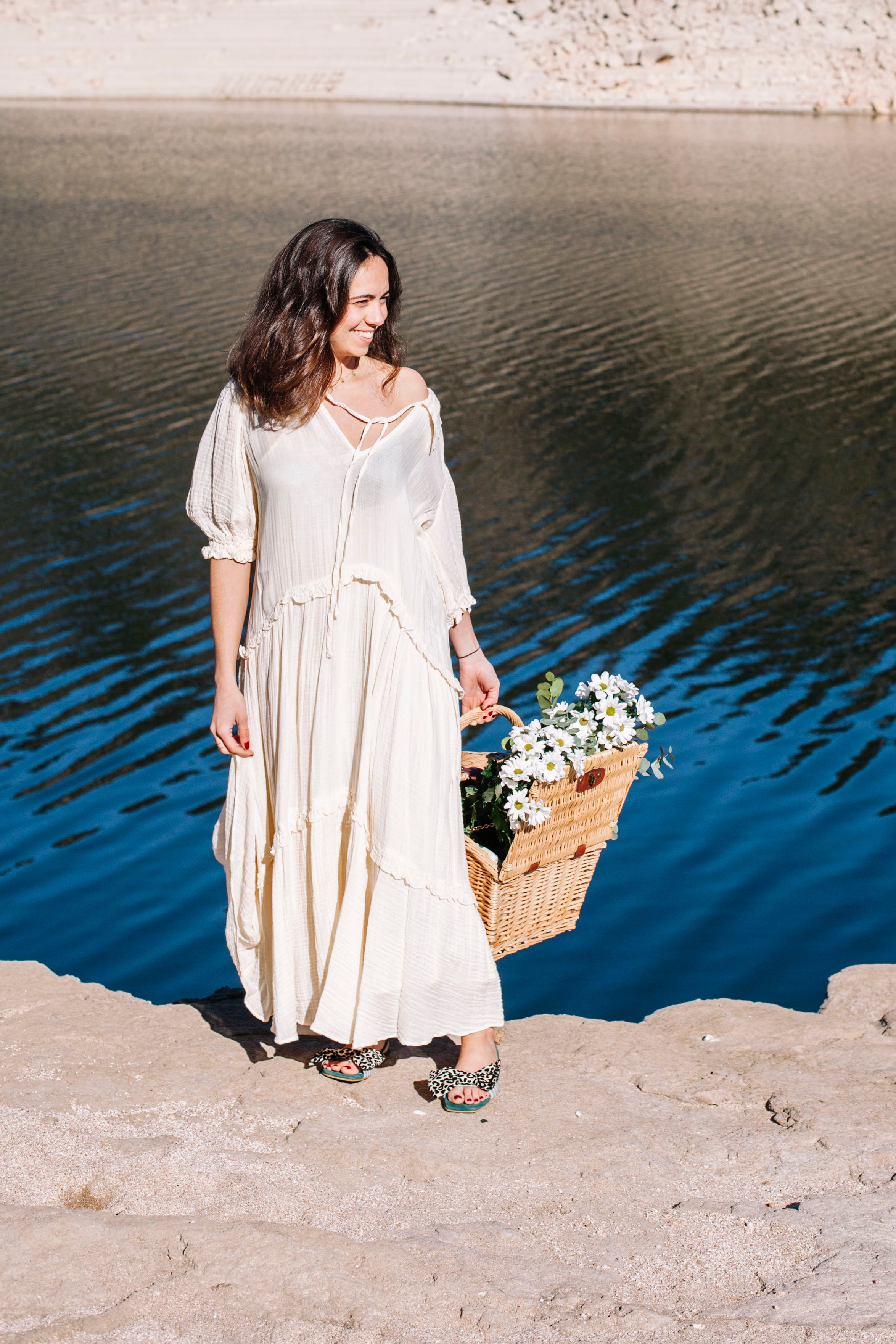 Sandalia Albaricoque Green