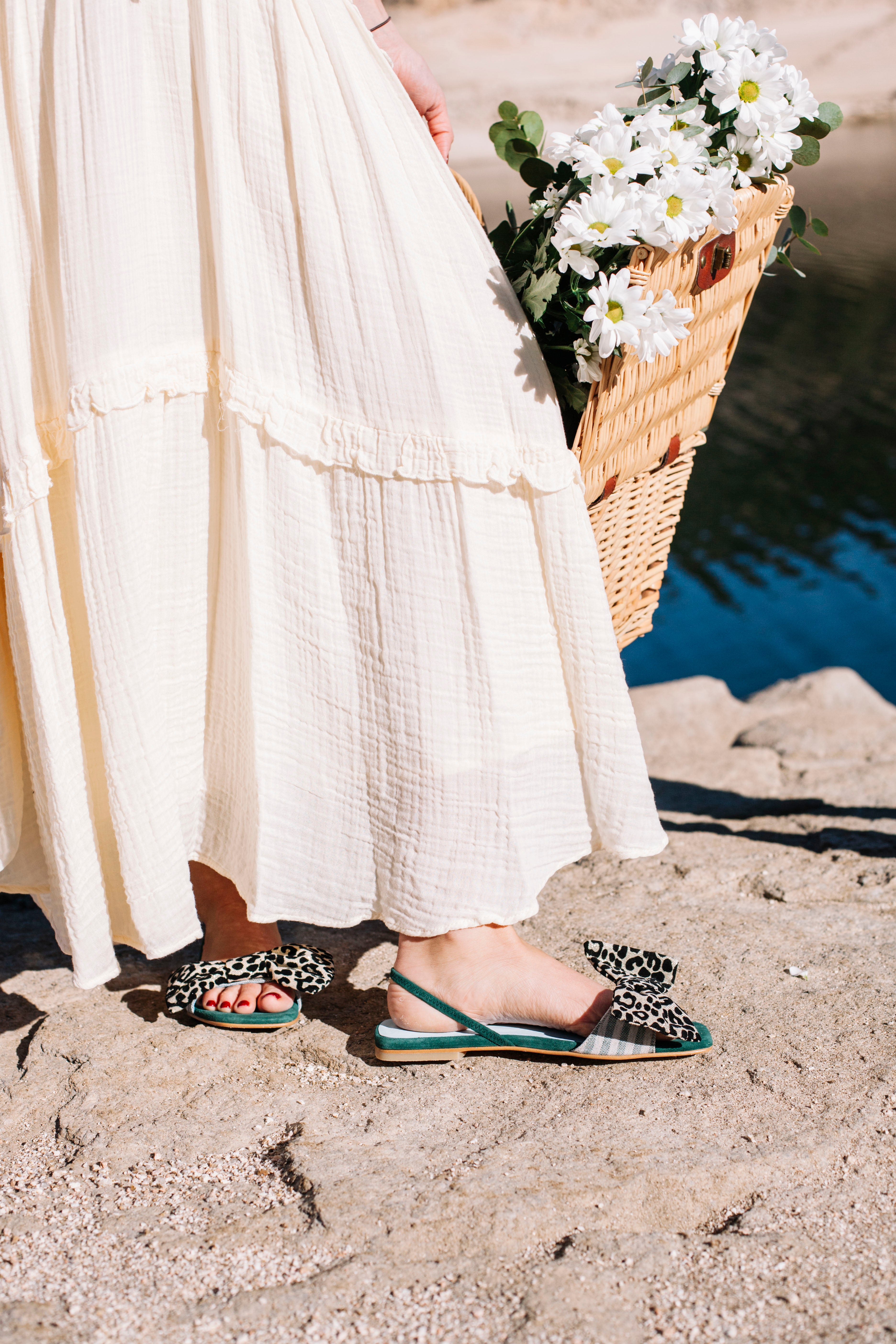 Sandalia Albaricoque Green